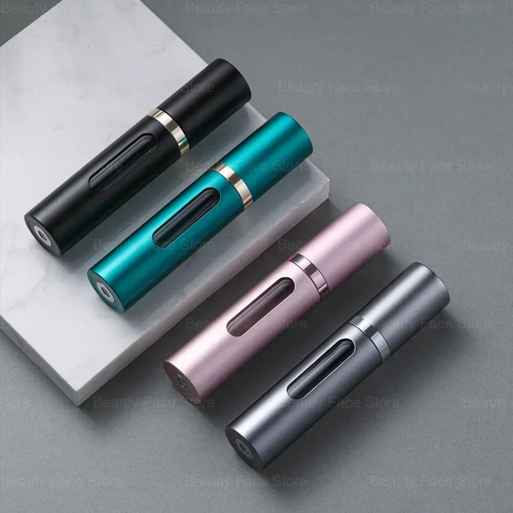 5/8Ml Glass Refillable Perfume Bottle with Spray Scent Pump Portable Travel Empty Cosmetic Containers Mini Spray Atomizer Bottle