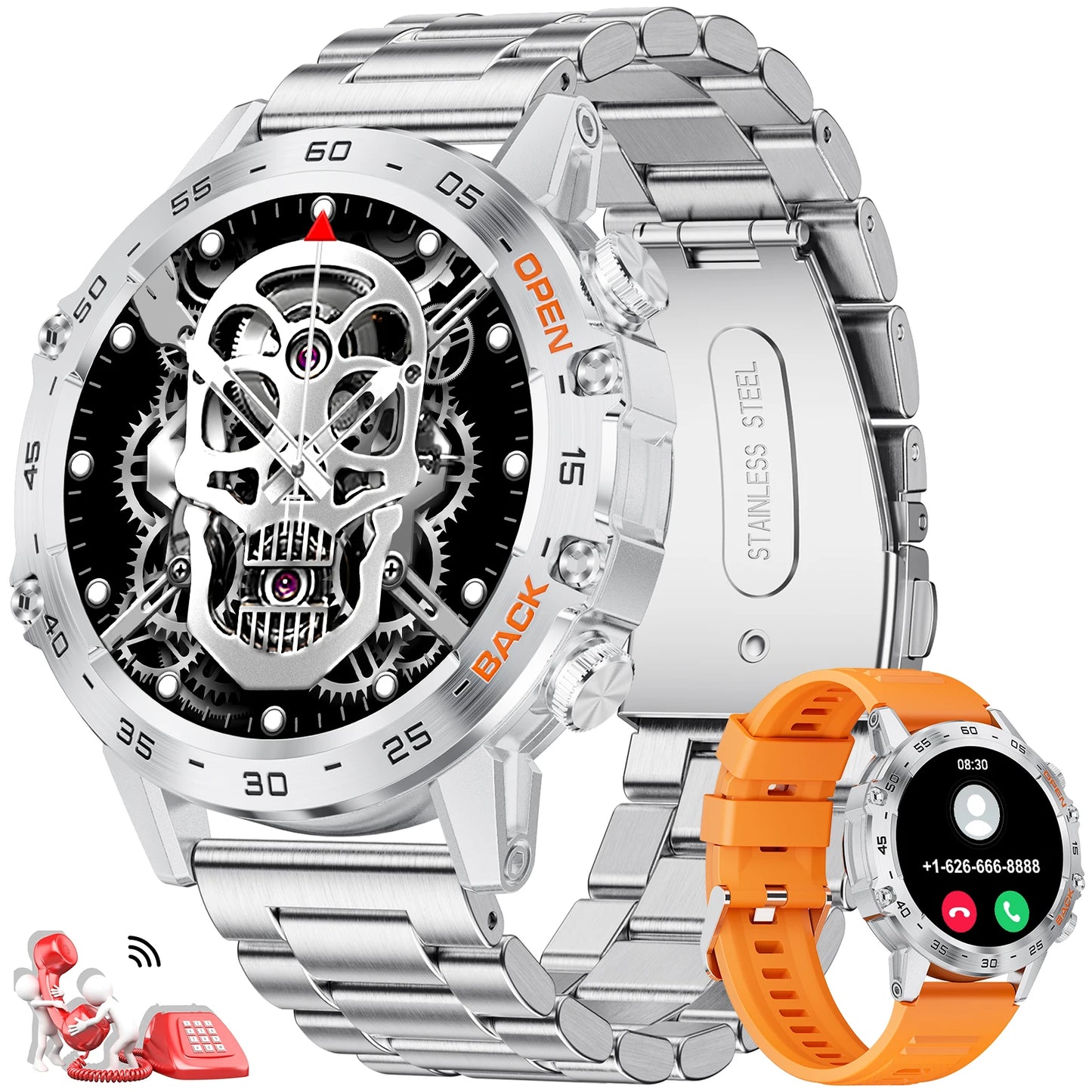 Montre intelligente de sport de plein air pour homme