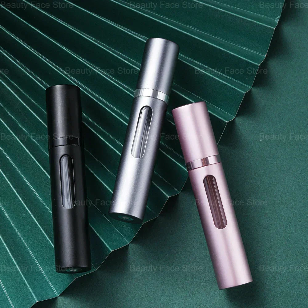 5/8Ml Glass Refillable Perfume Bottle with Spray Scent Pump Portable Travel Empty Cosmetic Containers Mini Spray Atomizer Bottle